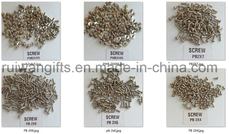 Hardware Products Self Tapping Steel Screws Pb2X8, Iron Screw