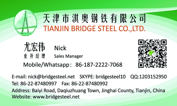 Pre Galvanized Round Steel Weld Pipe with NPT Thread and Coupling