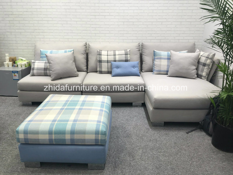 Leisure Style Fabric Sofa Set for Living Room