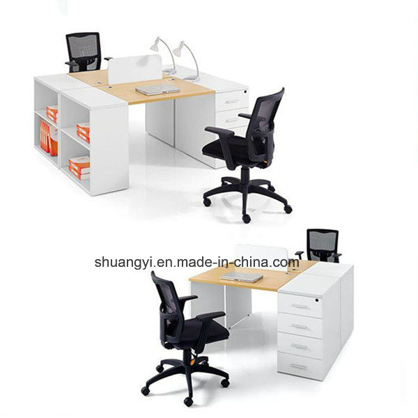 4 Divisions Office Furniture Modern Office Desk Drawers Executive Desk