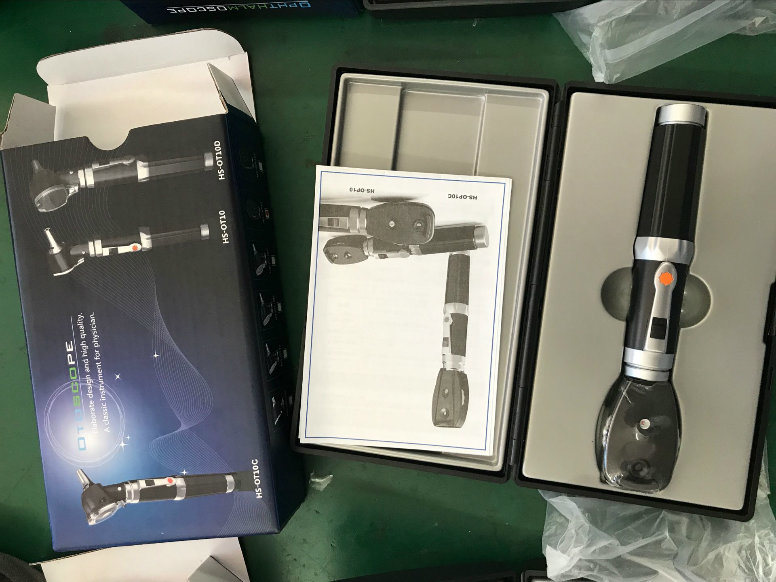 Op-10 China Factory Medical Equipment Ophthalmoscope Otoscope Set