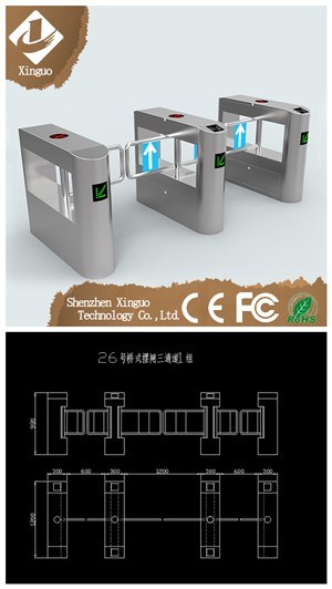 Hot! 304ss Automator Gates for Pedestrian Access Control