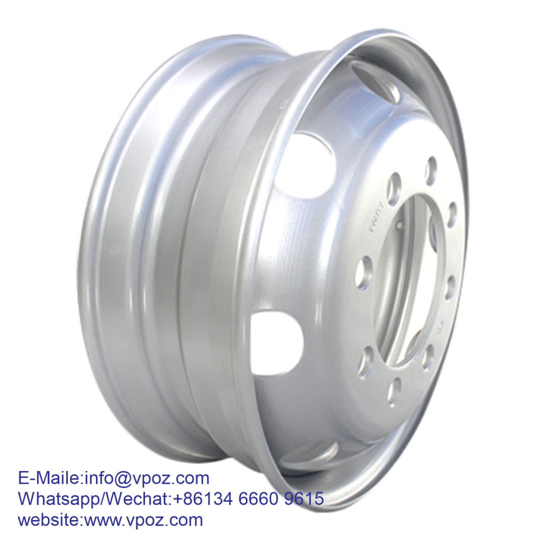 Tubeless Steel Tuck Tyre Wheel Rim 9.0*22.5