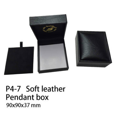 Plastic Jewelry Boxes / Leather Pendant Jewelry Packaging Boxes