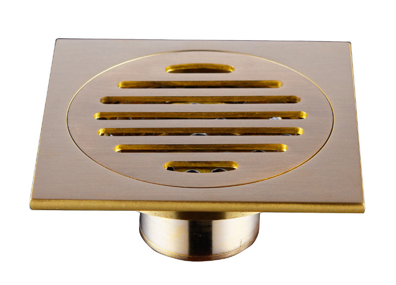 Luansen Popular Style Purify Filtering Sliver Shower Bathroom Stainless Steel Floor Drain