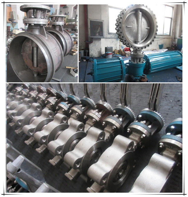 Cast Iron Wafer Type Butterfly Valve in Handle /Worm Gear