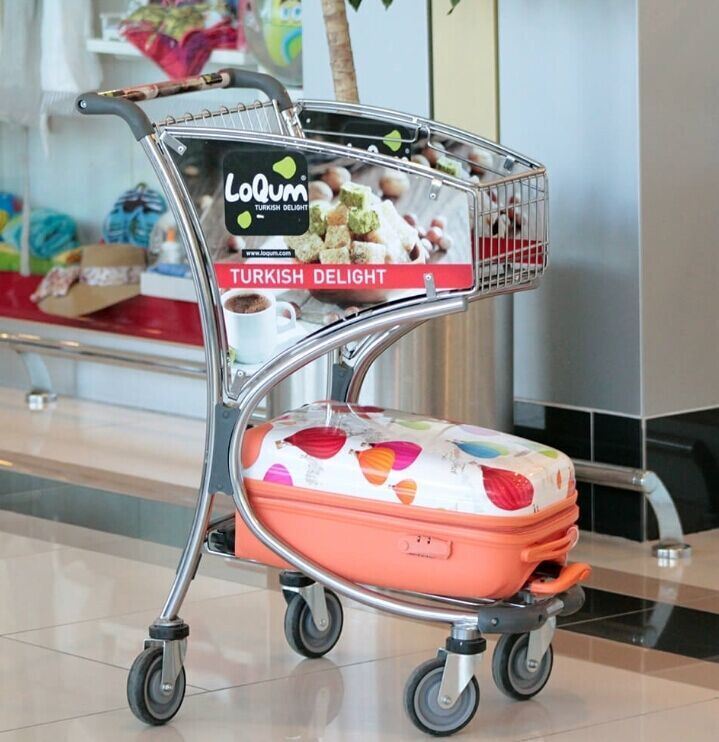 Duty Free Shop Shopping Trolley in Airport