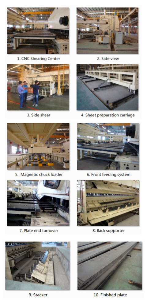 12m Length Shearing Machine with Automatic Feeding Used to Shear Truck Bottom Beam Plate (ZS-QD11K-20Ã— 12000)