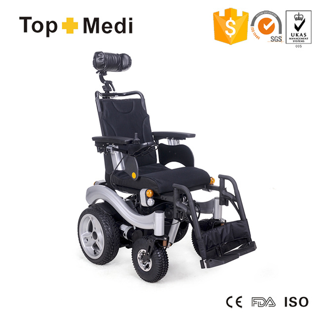Topmedi High End Reclining Backrest Electric Power Mobility Wheelchair