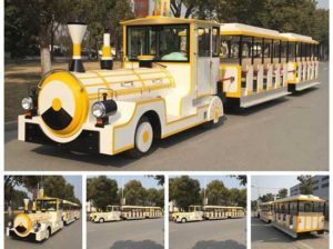 Theme Park Electric Mini Sightseeing Bus Train