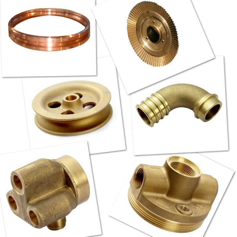 Brass Custom Made CNC Machine Part with Casting