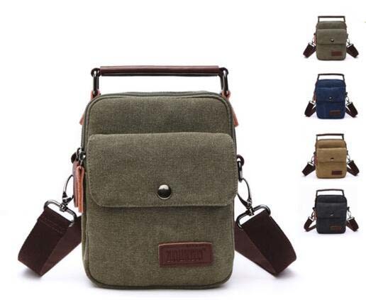 Canvas Travel Single Strap Shoulder Sling Messenger Bag Sh-16031104