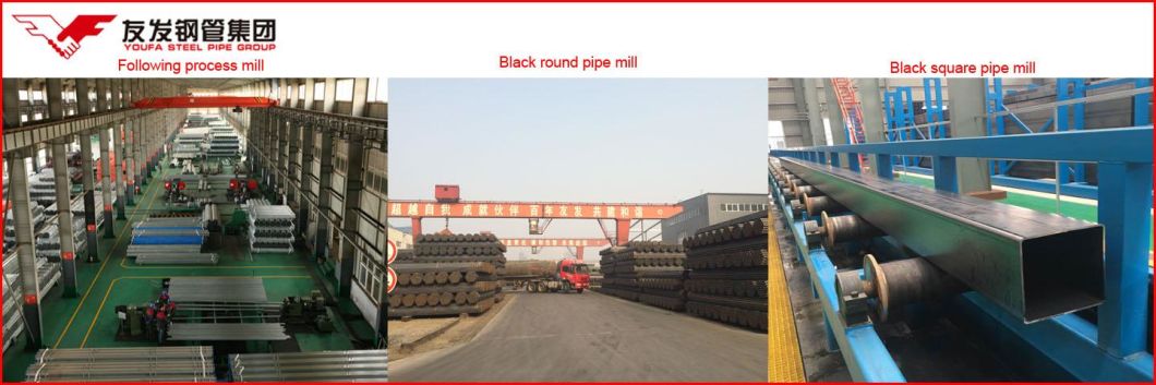 Black Hot Rolled Square Steel Tube ASTM A500 Grade