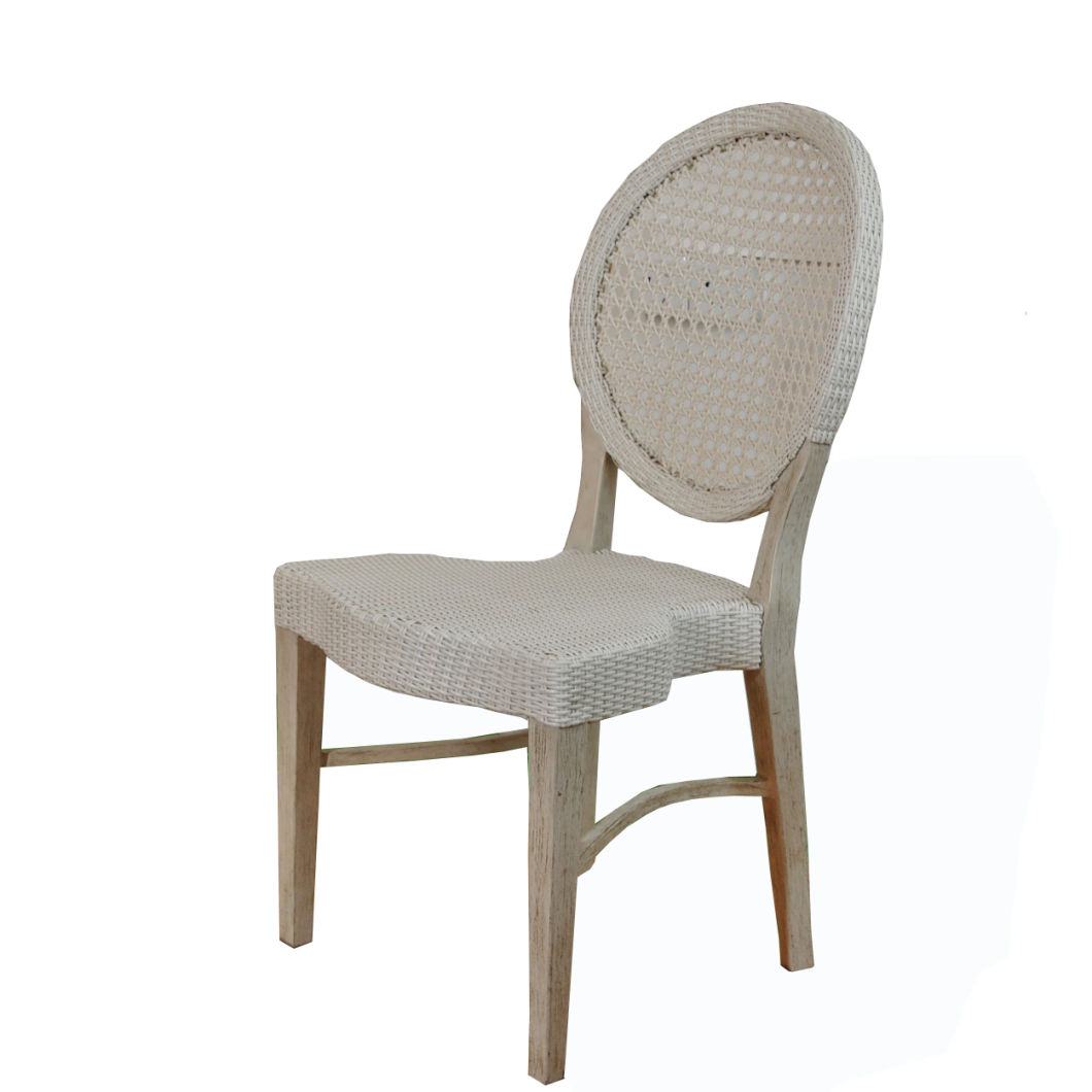 European Style Outdoor Chair Patio Outdoor Rattan Home Hotel Garden Polywood Dining Chair