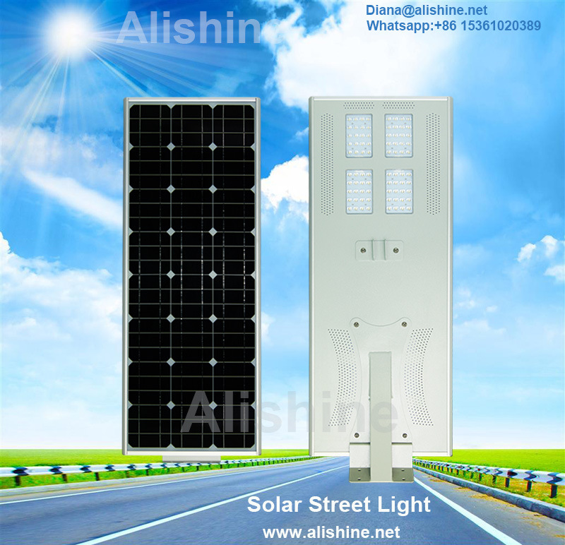 Government Projects All-in-One Integrated LED Solar Street Light for Colombia Ecuador India Nigeria Kenya Argentina Chile Ghana Outdoor Lamp Garden Lighting