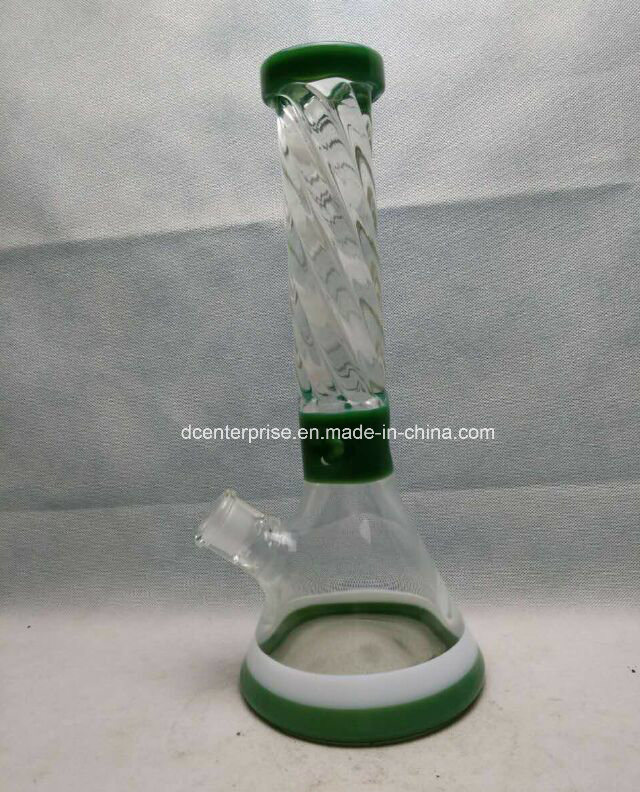 Glass Water Pipe 13.8inch Twsity Beaker Smoking Pipe