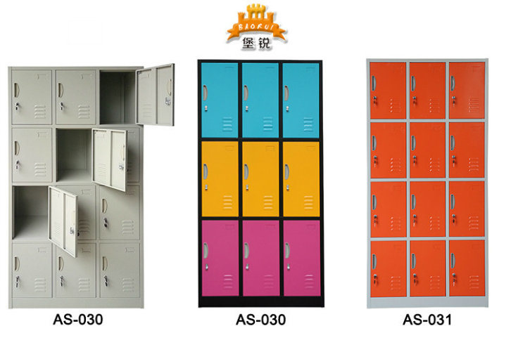 12 Door Steel School Storage Cabinet Metal Locker