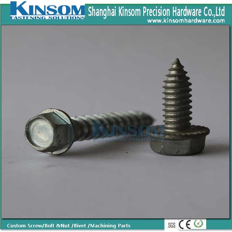 Hex Flange Sharp Drill Point Ab Thread Type Steel Self Tapping Screw