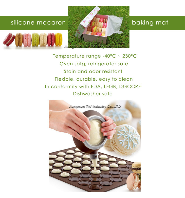 Non Stick Silicone Macaron Baking Mat
