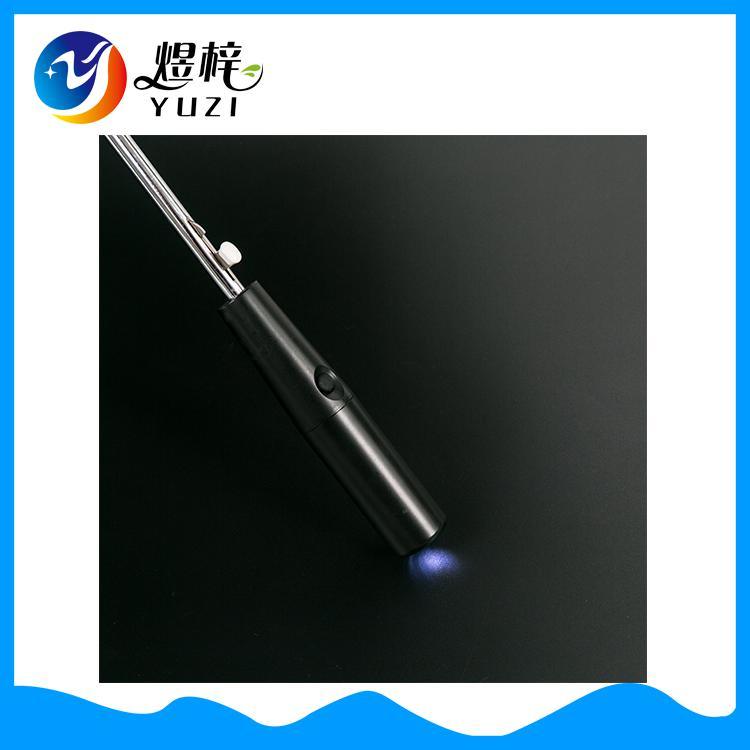 New Style Useful Straight LED Umbrella with Hand Torch
