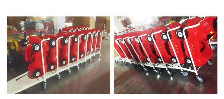 Kids Supermarket Trolley Kiddie Mobile Cart