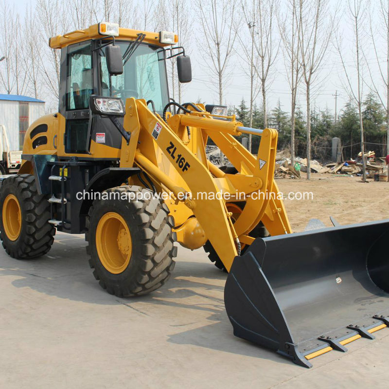 1.6ton Front Hydraulic Wheel Loader with Snow Implements