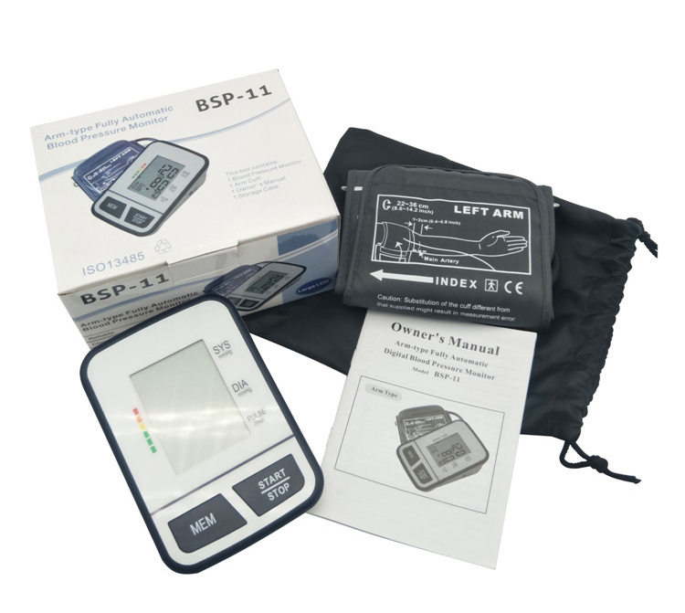 Digital Blood Pressure Monitor, Arm Type Sphygmomanometer