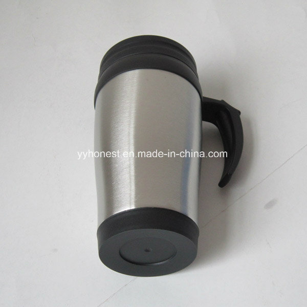 400ml Insulated Travel Coffee Mugs with Lid