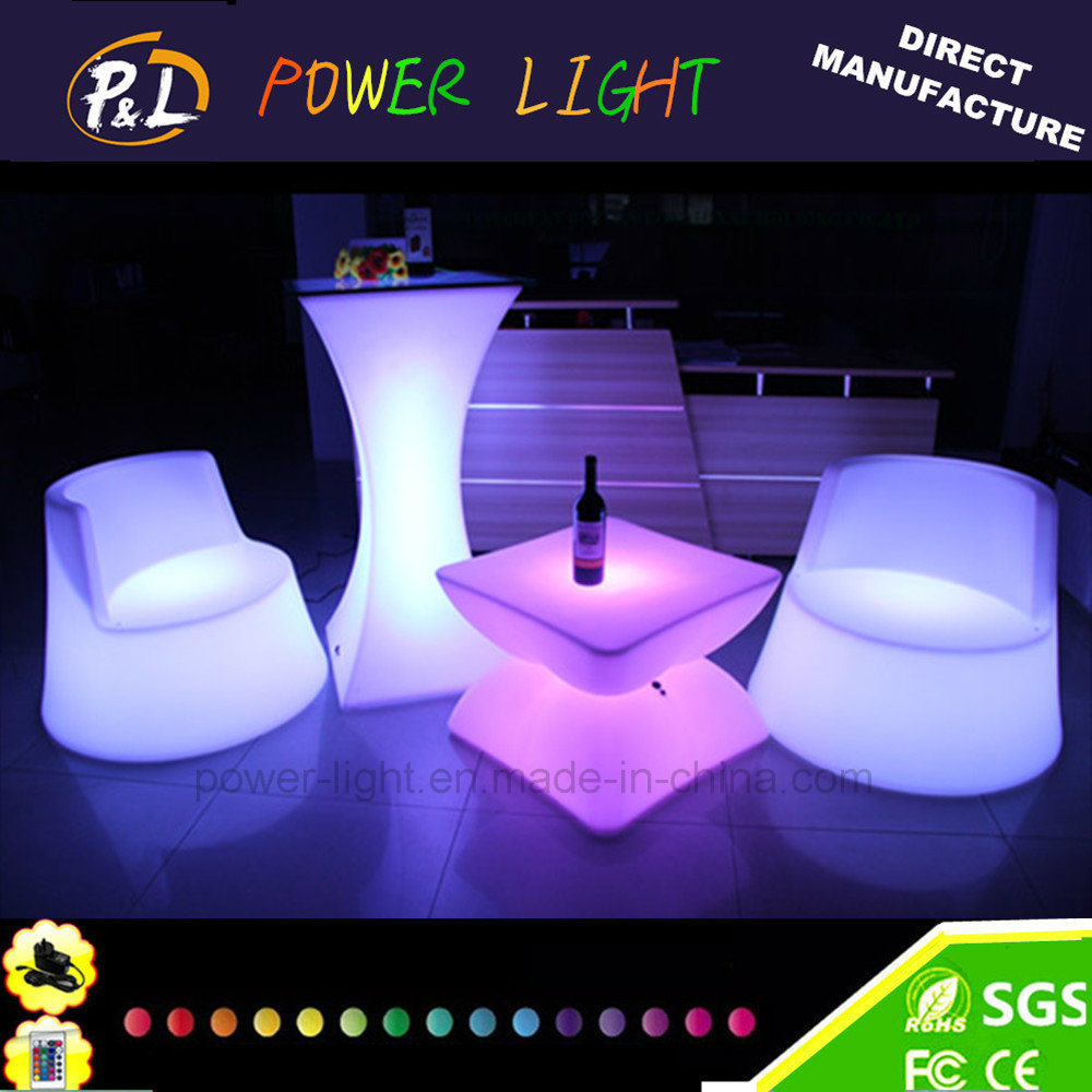 Modern Design Colorful LED Chair for Bar with CE (PLT-FC016)