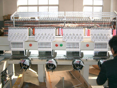 High Speed 4 Heads Tubular Cap Embroidery Machine