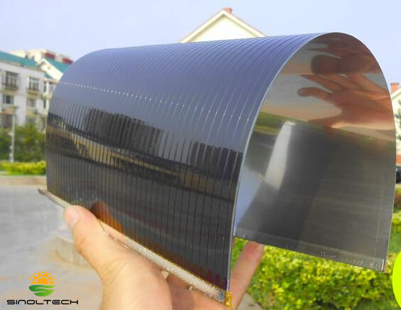 6.5W Amorphous Silicon Thin Film Flexible Solar Cell