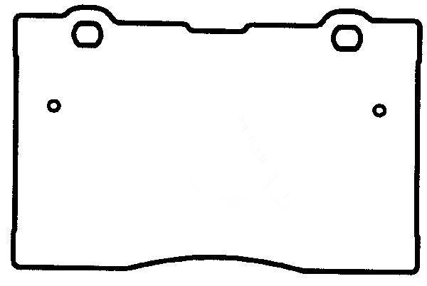 D1091-O Brake Pad Back Plate