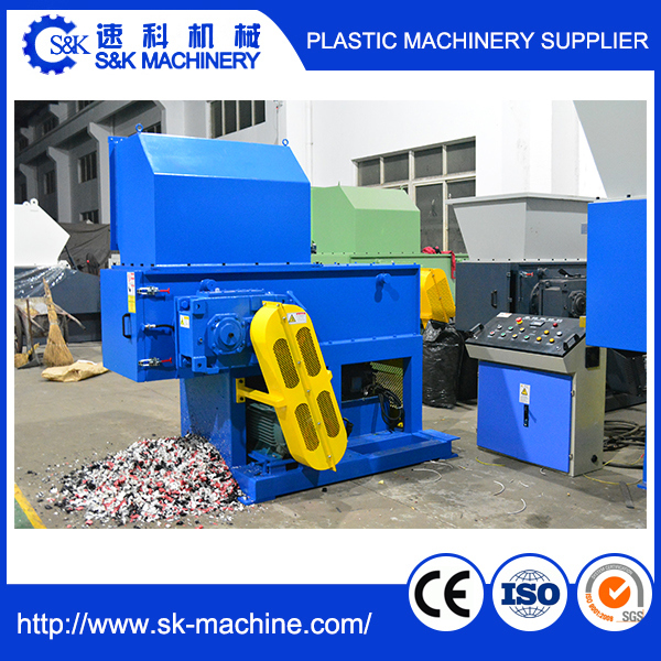 Single Shaft Shredder for Plastic PE PP Pet ABS PC Nylon Lump and Block