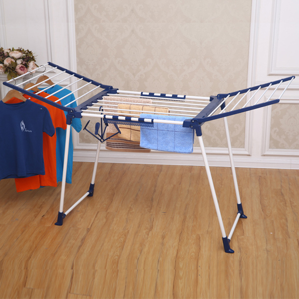 Powder Coated Steel Foldable Multi-Purpose Clothes Drying Rack (JP-CR0504W)