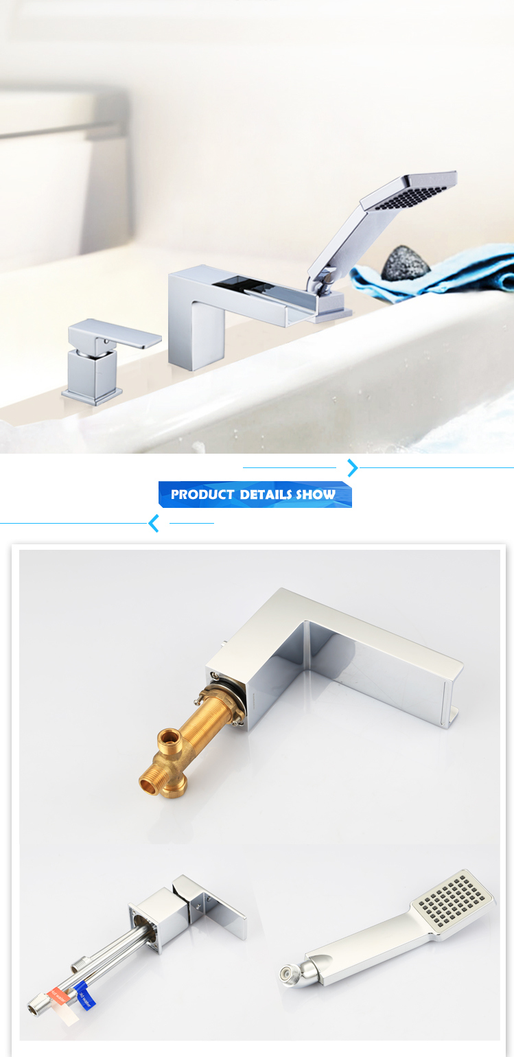 Cheap Bathroom Waterfall Bathtub Faucet, Tub Faucet Parts