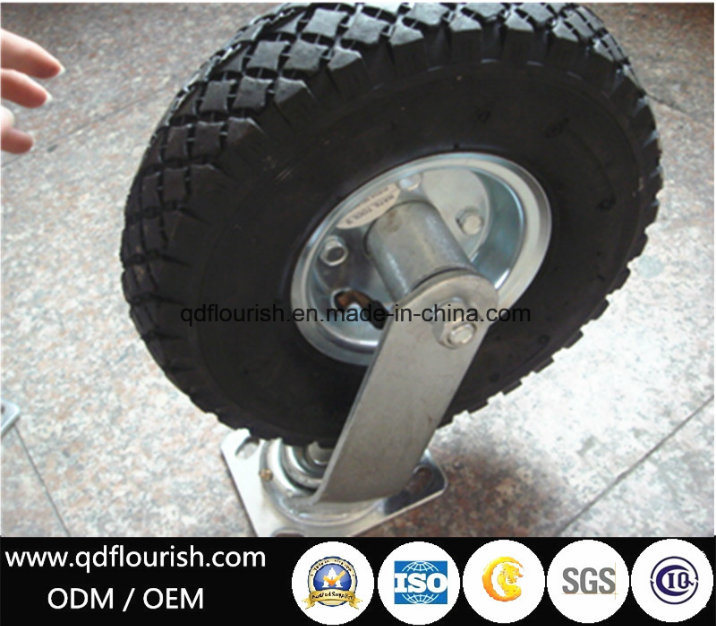 Heavy Duty Pneumatic Rubber Caster Wheel 8 Inch