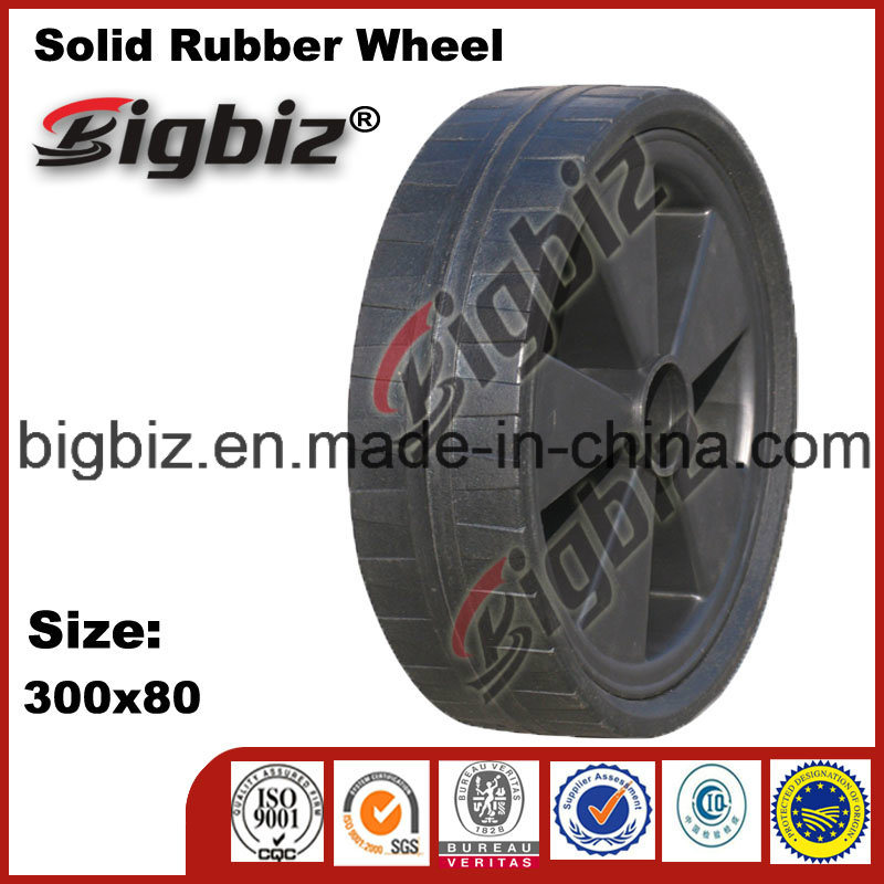 Pneumatic Solid Rubber Wheels for Trash Bin
