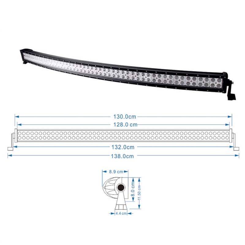 300W Curved Lighting Bar SUV LED Light Bar for Offroad