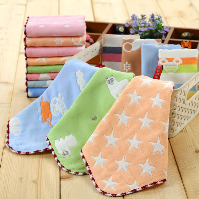 Yarn-Dyed Cotton Gauze Towel Hand Towel Baby Towel