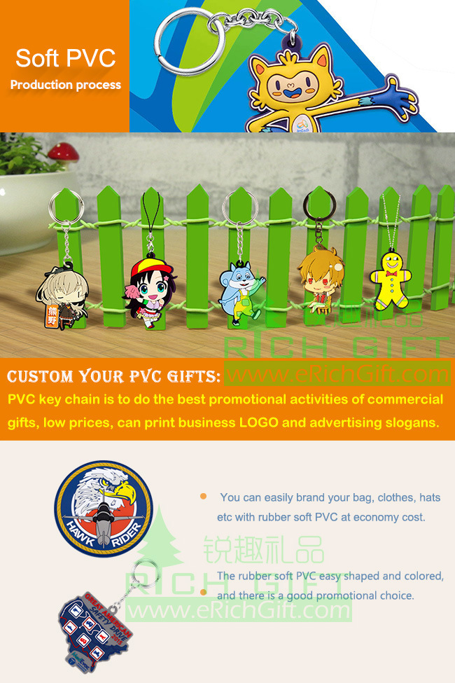 Promotional Gift Custom Cartoon Cute Strong 3D Soft PVC Refrigerator Door Fridge Magnet for Souvenir