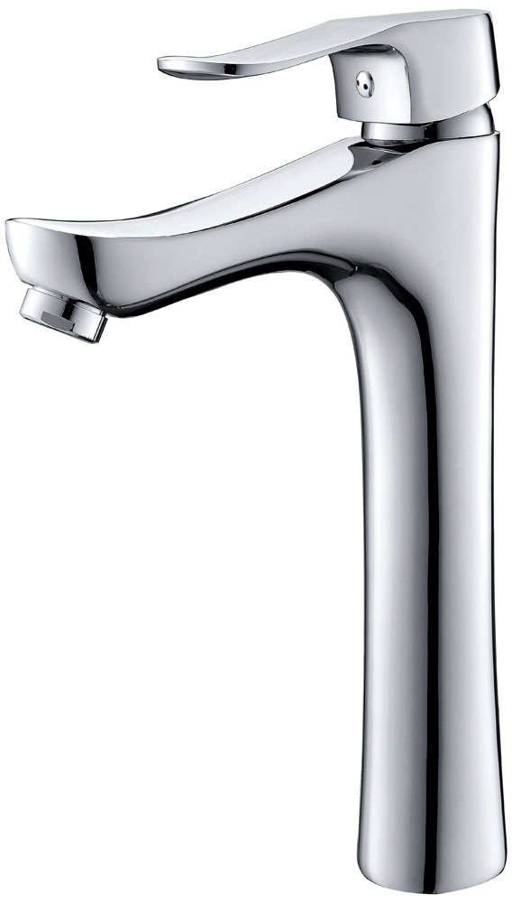 Tall Square Cold& Hot Water Countertop Basin Mixer Tap