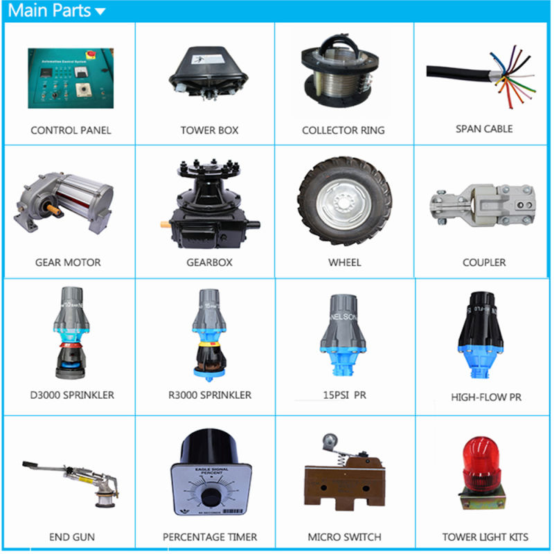 Water Turbine Hose Reel Boom Irrigation