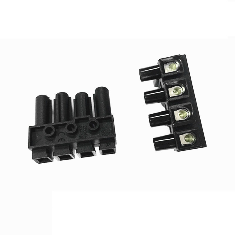 4 Pin Male and Female Connector, Pluggable Terminal Block