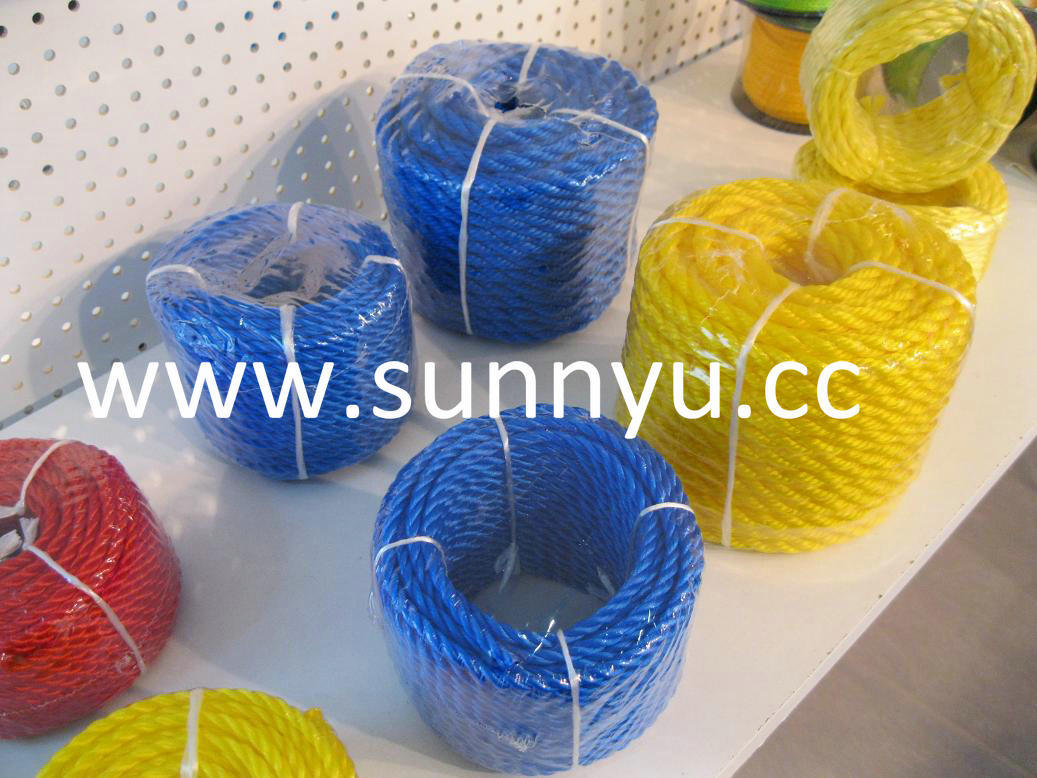 3 Strand Strong Polypropylene Packing Twisted Rope