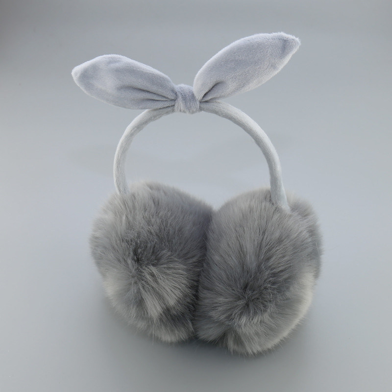 Latest Design Winter Warm Soft Rabbit Fur Ears Warmer & Ear Covers