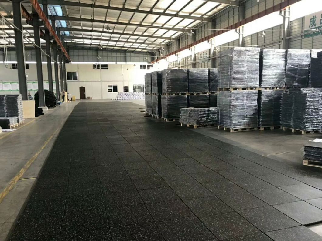 Factory Customized Anti Vibration Shock Absorber EPDM Speckles Rubber Mats Flooring for Gym/Ice Rinks/Home Use/Shooting Range/etc