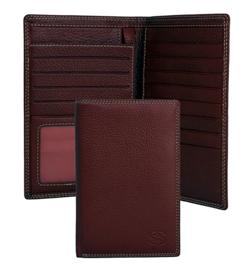 Top Quality Cow Leather Travel Card Wallet for Passport