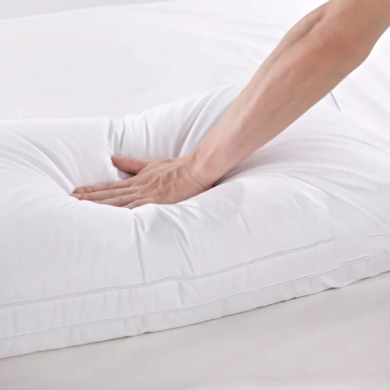 Package Vacuum Pillow Microfiber Double Stitch Decorative Hotel Pillow