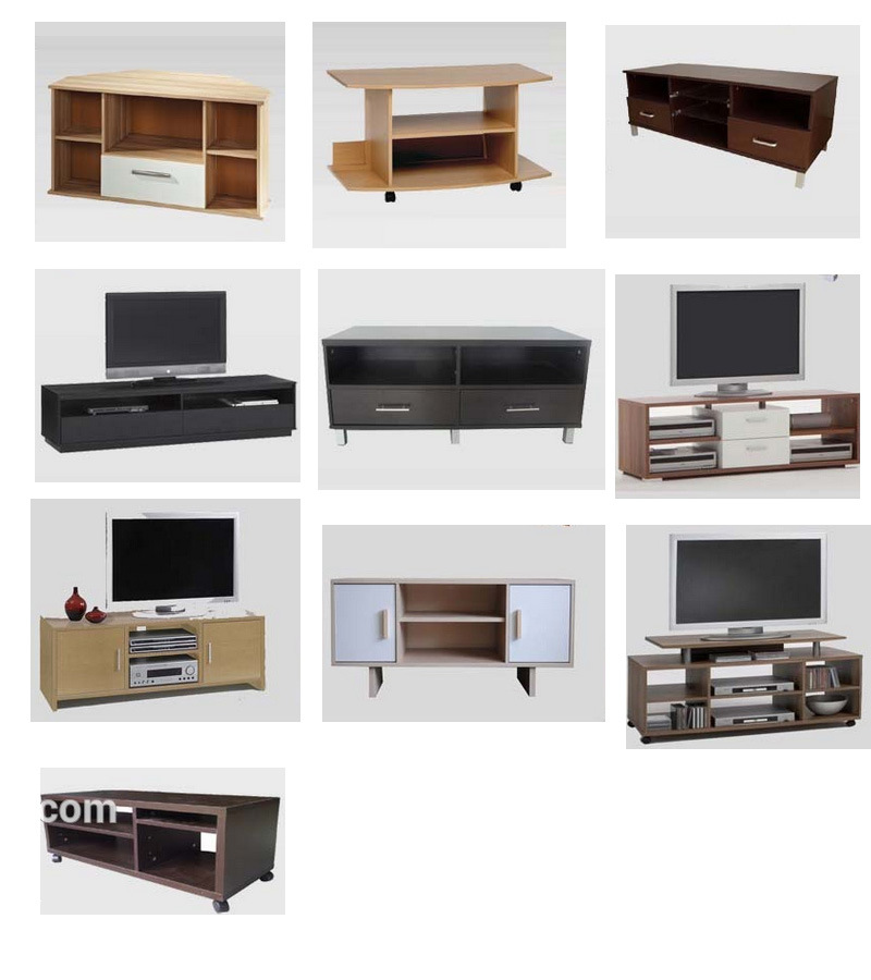 New Design Flat Package Wood TV Stand for Living Room