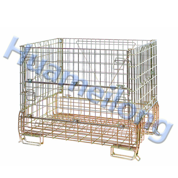 Logistics Welded Cheap Movable Wire Mesh Crate for Champagne Storage